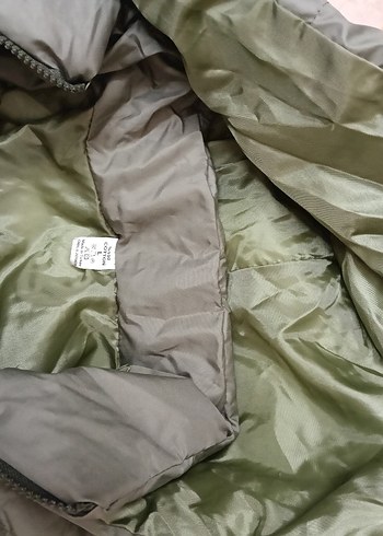 Kadın Haki Kapüşonlu Kışlık Mont - Görsel 3