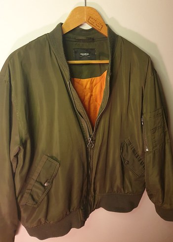 Pull & Bear Bomber Mont - Görsel 4