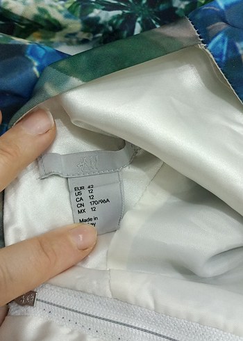 Mavi Desenli karısık diz boy - Görsel 6