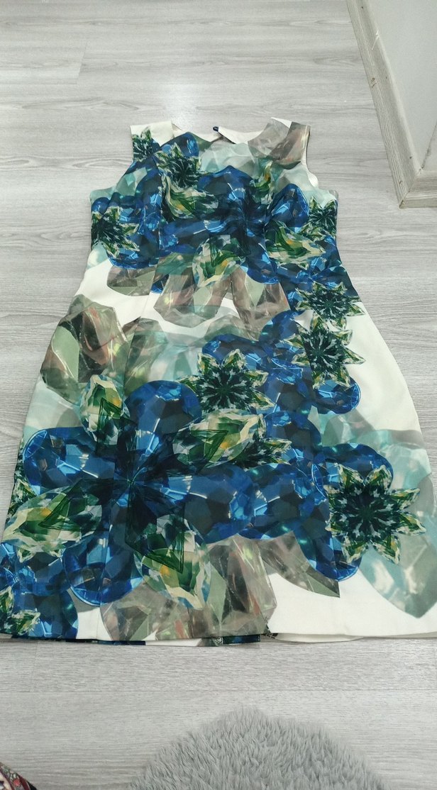 Mavi Desenli karısık diz boy - Görsel 3