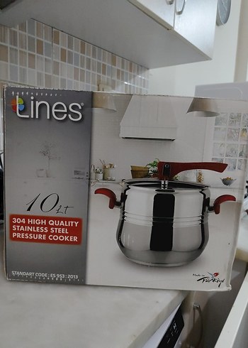 Lines 10 Lt Düdüklü Tencere-paslanmaz Çelik - Görsel 2