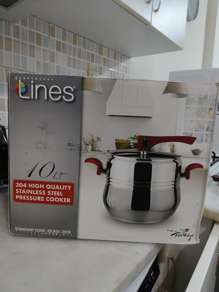 Lines 10 Lt Düdüklü Tencere-paslanmaz Çelik - Görsel 2