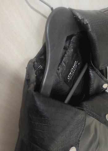 LCW Deri ceket-36 beden-Defolu/Uygun fiyat - Görsel 3