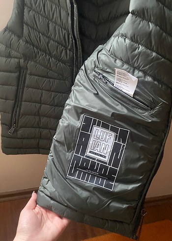 Gri Kapitone Yelek, Yüksek Yakalı, Fermuarlı - Görsel 3