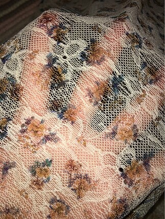 xs Beden ten rengi Renk Zara iç giyim çiçekli elbise pijama