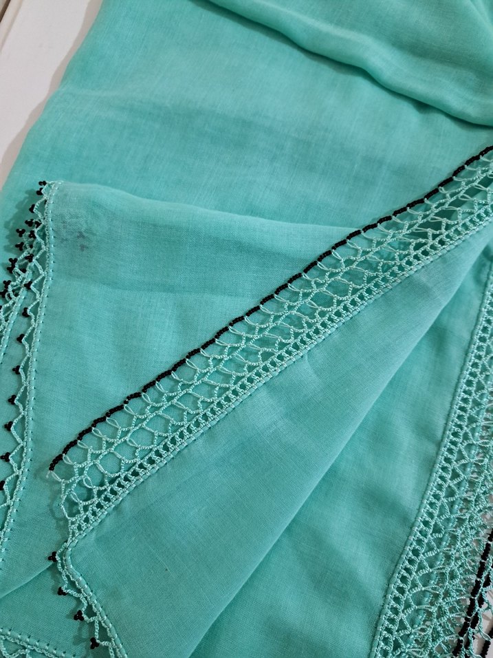 Başörtü yazma eşarp - Görsel 4