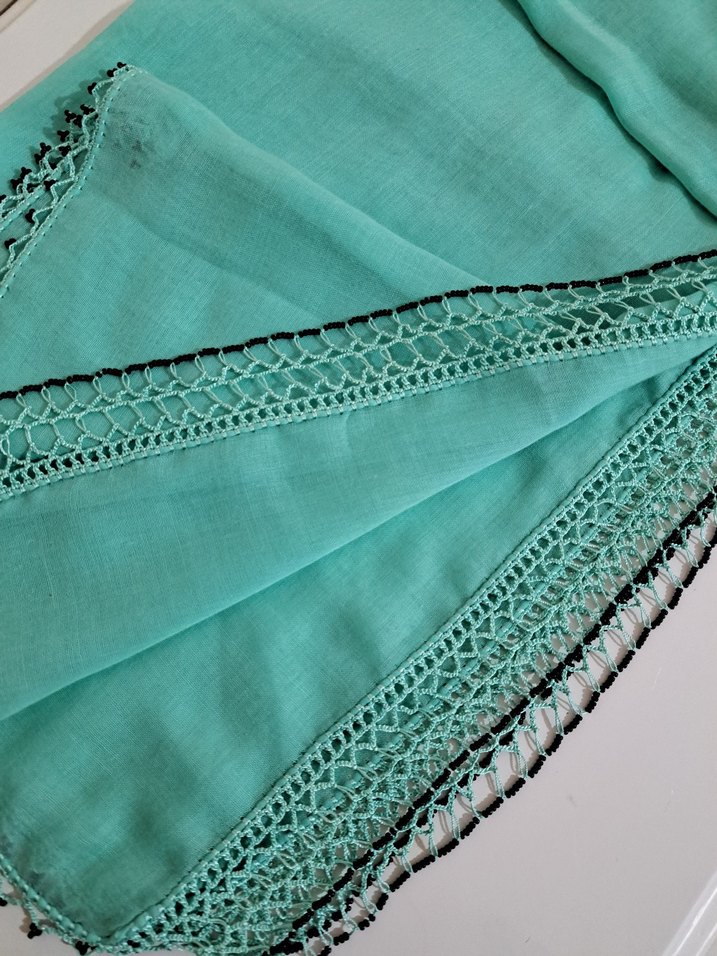 Başörtü yazma eşarp - Görsel 5