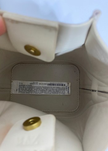 Bej Deri Tokalı Kadın Çanta zara - Görsel 2