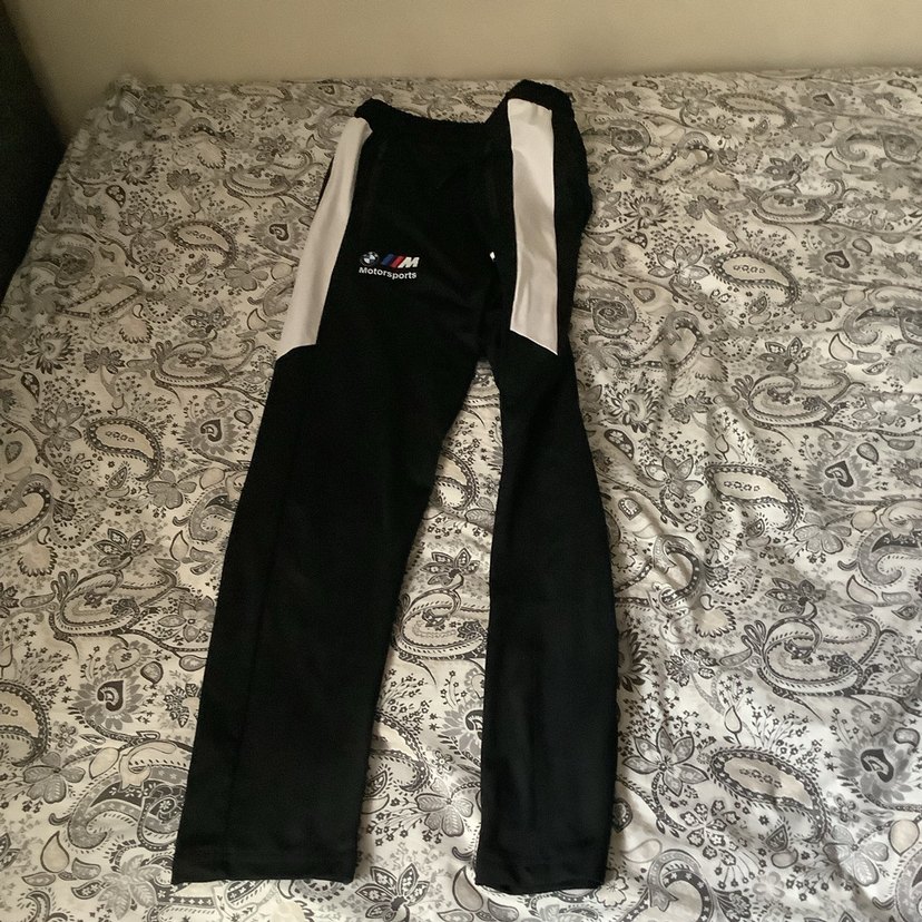 Erkek Siyah Nakışlı Fermuarlı Eşofman Altı - Görsel 2