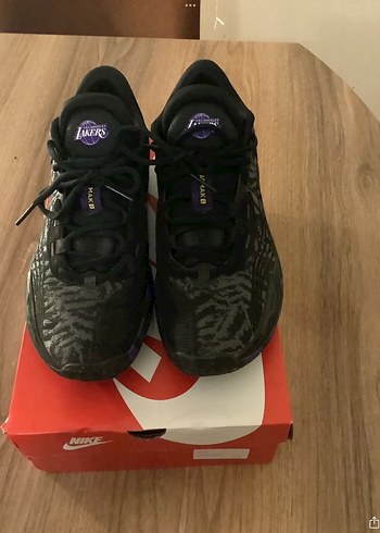 Nike Siyah Basketbol Ayakkabısı Velcro Bantlı - Görsel 4