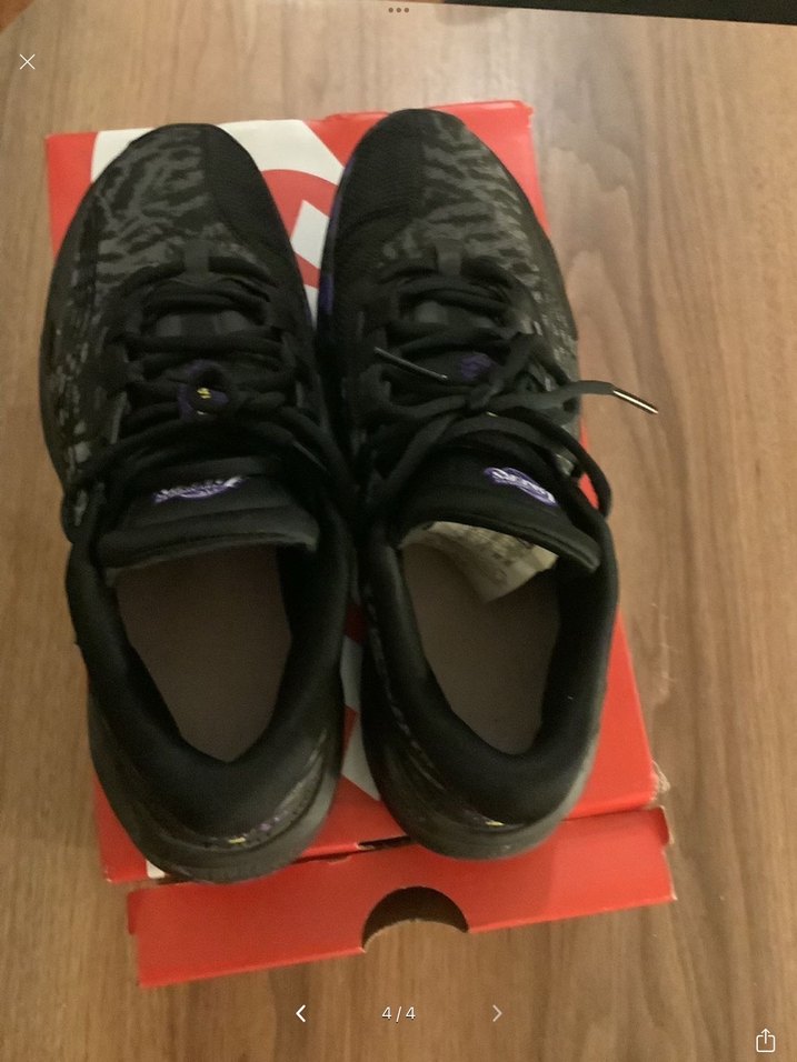 Nike Siyah Basketbol Ayakkabısı Velcro Bantlı - Görsel 3