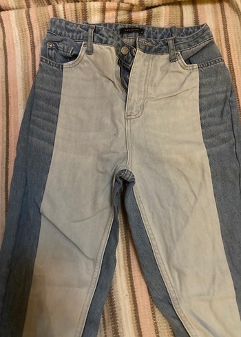 Çift renkli jean - Görsel 4