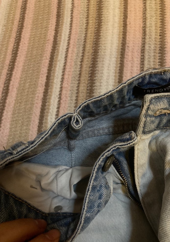Çift renkli jean - Görsel 3