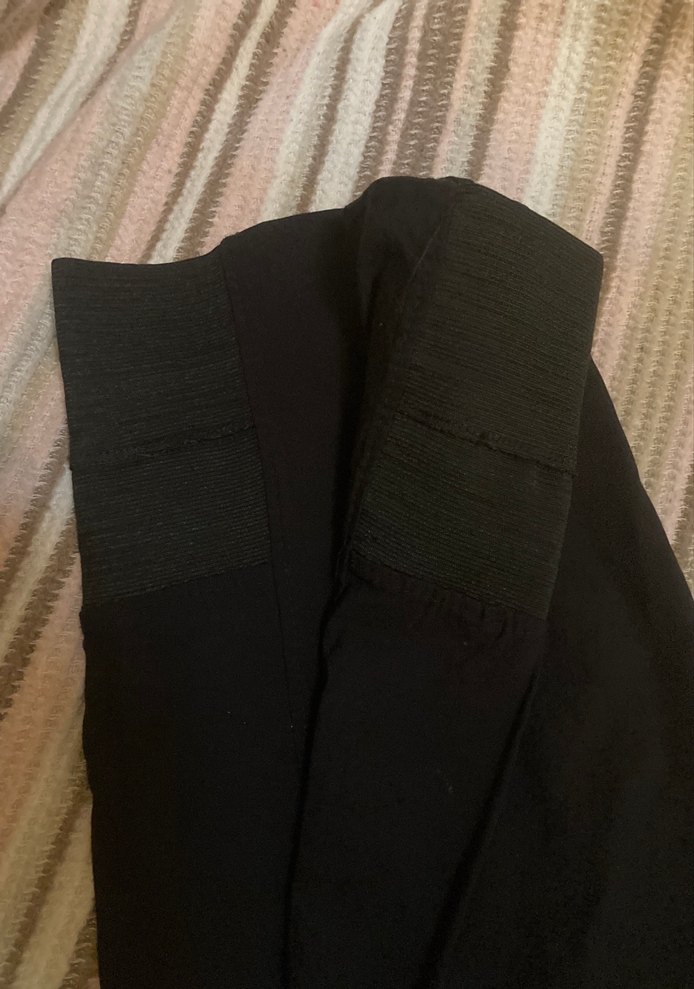 Kadın Siyah Pilili Midi Kumaş Pantolon - Görsel 3