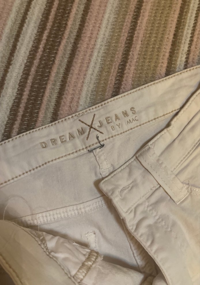 Beyaz jean - Görsel 3