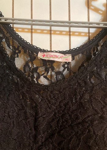 Dantelli Siyah Uzun Abiye Elbise - Görsel 7