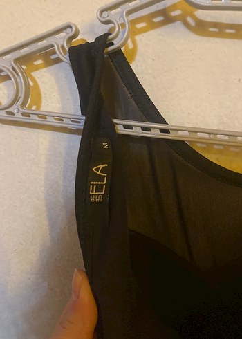 Siyah Gotik Midi Elbise - Görsel 5