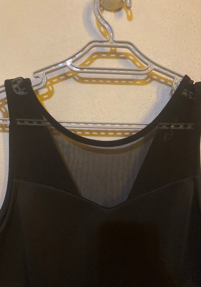 Siyah Gotik Midi Elbise - Görsel 3