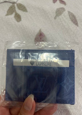 Lacivert Kadın Cüzdanı Velcro Kapamalı - Görsel 3