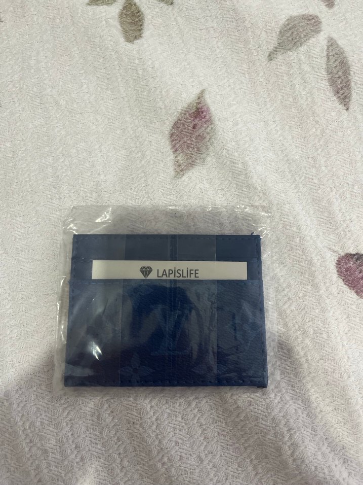 Lacivert Kadın Cüzdanı Velcro Kapamalı - Görsel 2