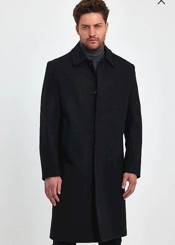 Erkek Siyah Kaban XL - Görsel 6