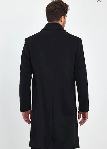 Erkek Siyah Kaban XL - Görsel 7
