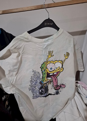 HM baskılı tshirt spongebob M/L - Görsel 2