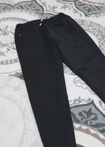 Erkek Siyah Rahat Kesim Eşofman Altı - Görsel 2