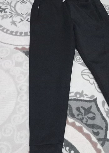 Erkek Siyah Rahat Kesim Eşofman Altı - Görsel 3