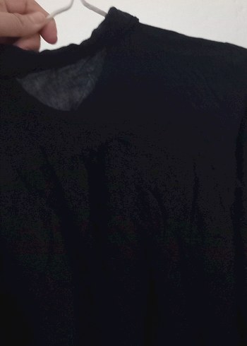 Düğmeli Siyah Gotik Kadın Gömlek - Görsel 5