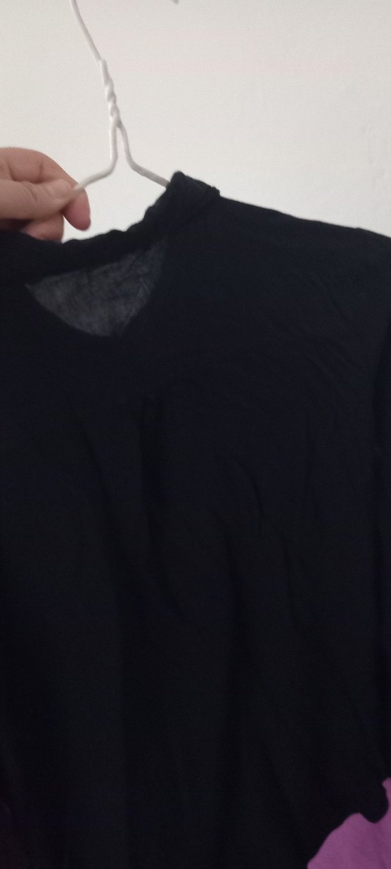 Düğmeli Siyah Gotik Kadın Gömlek - Görsel 5