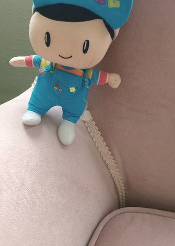 Renkli Mavi Şapkalı Peluş Oyuncak pepee - Görsel 3