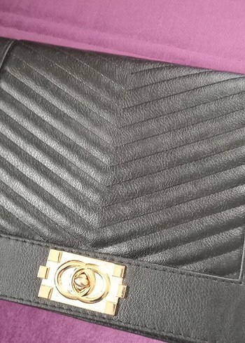 Siyah Deri Kadın Çanta gucci - Görsel 3