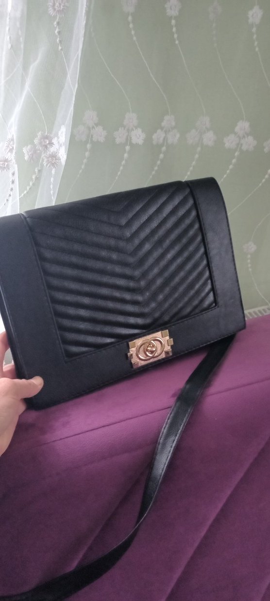 Siyah Deri Kadın Çanta gucci - Görsel 5