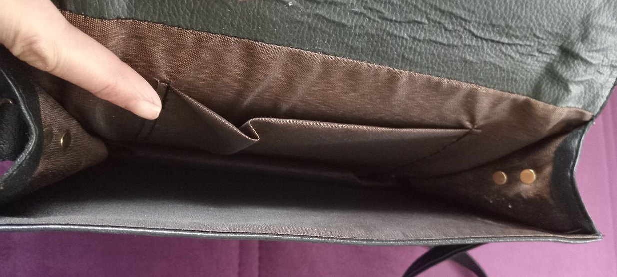 Siyah Deri Kadın Çanta gucci - Görsel 4