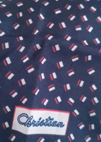 Bohem Mavi Gri Desenli Kadın Fular - Görsel 2