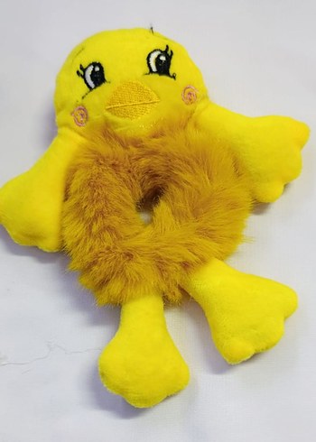 Renkli Pembe Peluş Oyuncak Ördek saç bandajı - Görsel 2