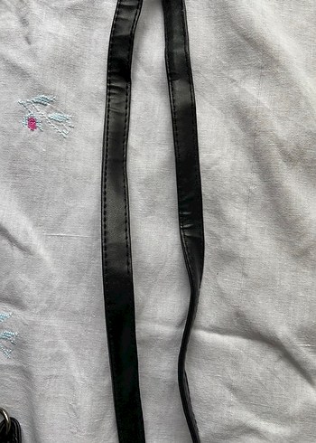 Siyah Deri Kadın Çanta - Görsel 6