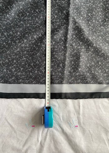 Gri ve Antrasit 2 Adet Pamuklu İpek Görünümlü Kadın Nihan Eşarp - Görsel 6