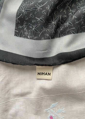 Gri ve Antrasit 2 Adet Pamuklu İpek Görünümlü Kadın Nihan Eşarp - Görsel 3