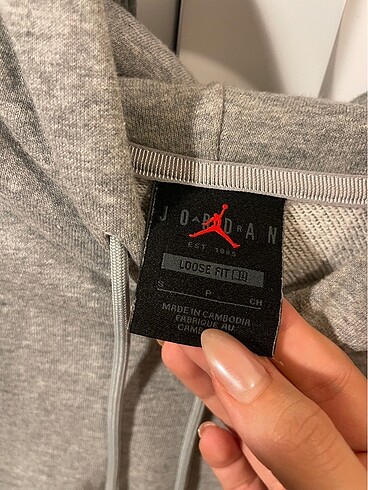 s Beden gri Renk Jordan sweatshirt