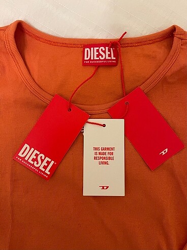 s Beden turuncu Renk Diesel tshirt