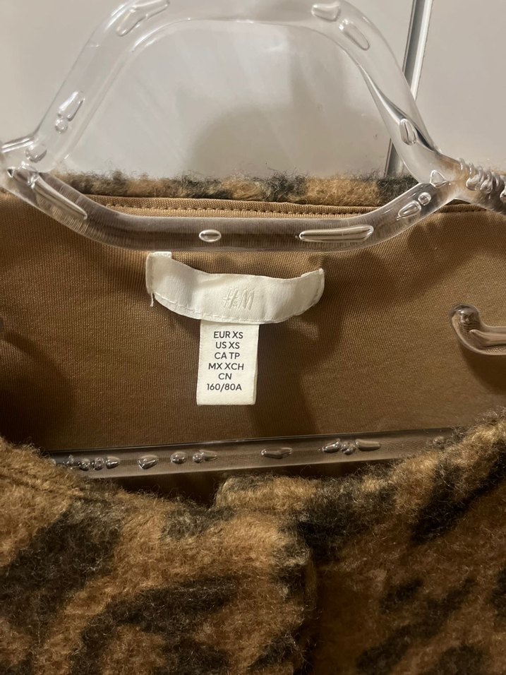 Kahverengi Leopar Desenli Kadın Ceket - Görsel 5