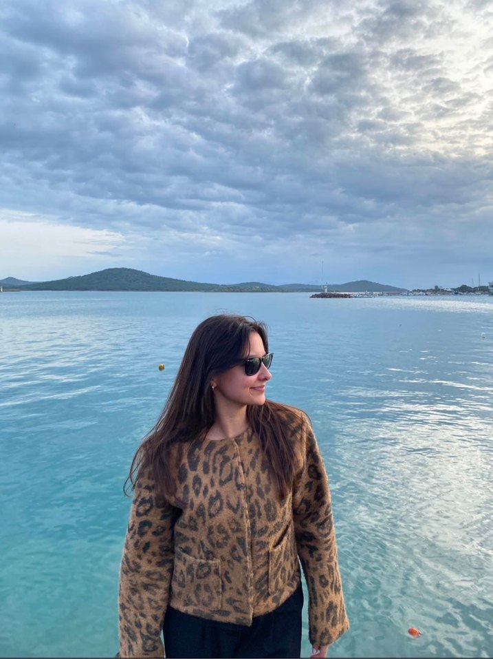 Kahverengi Leopar Desenli Kadın Ceket - Görsel 2