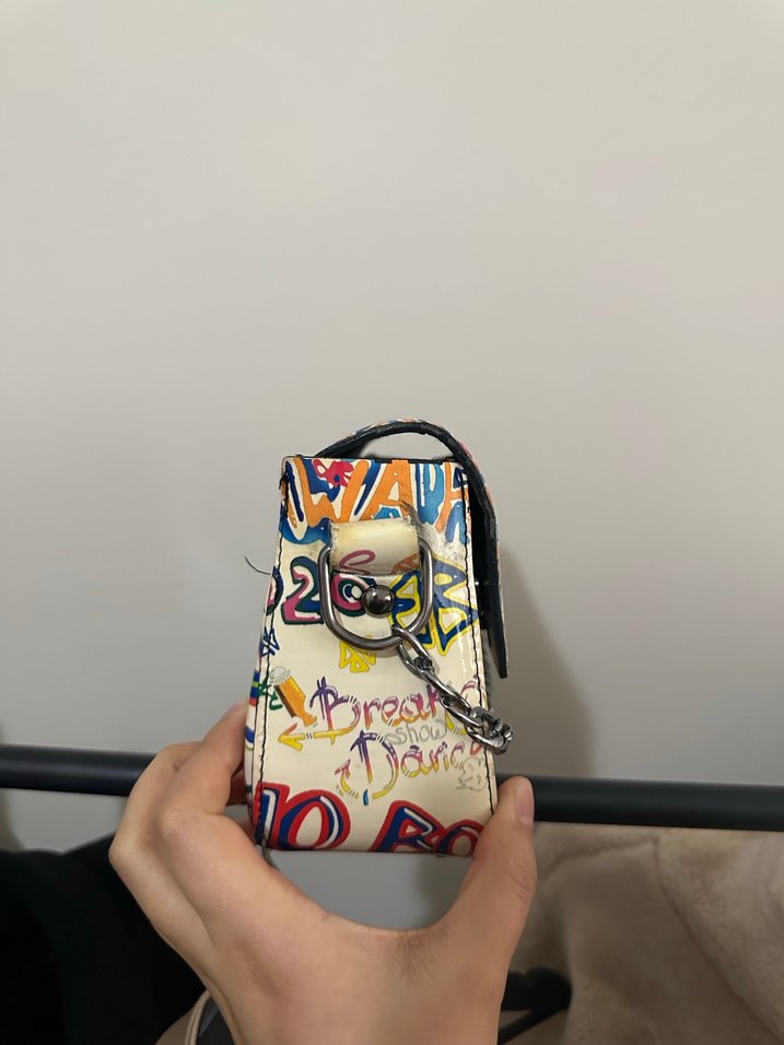 Renkli Desenli Kadın çanta - Görsel 2