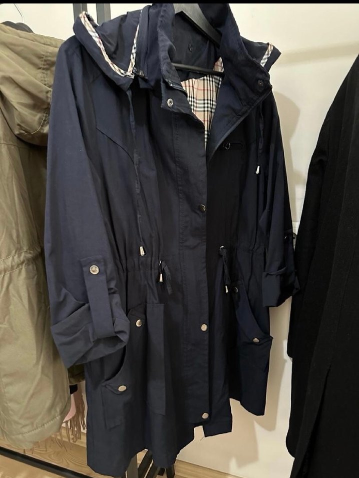 Kemerli Lacivert Kadın Ceket - Görsel 2