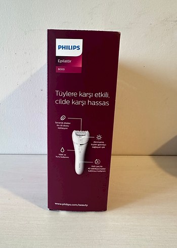 Philips Epilatör 8000 Hassas Beyaz - Görsel 3