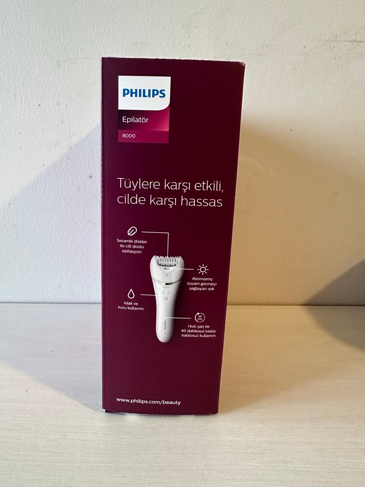 Philips Epilatör 8000 Hassas Beyaz - Görsel 3