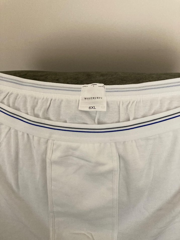 Erkek Beyaz Slim Fit Boxer büyük beden 6xl 3 adet daha var - Görsel 2