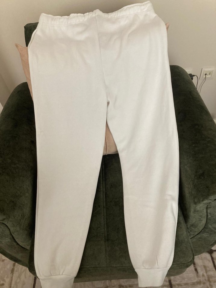 Pamuklu Beyaz Erkek Mini Eşofman Altı - Görsel 3